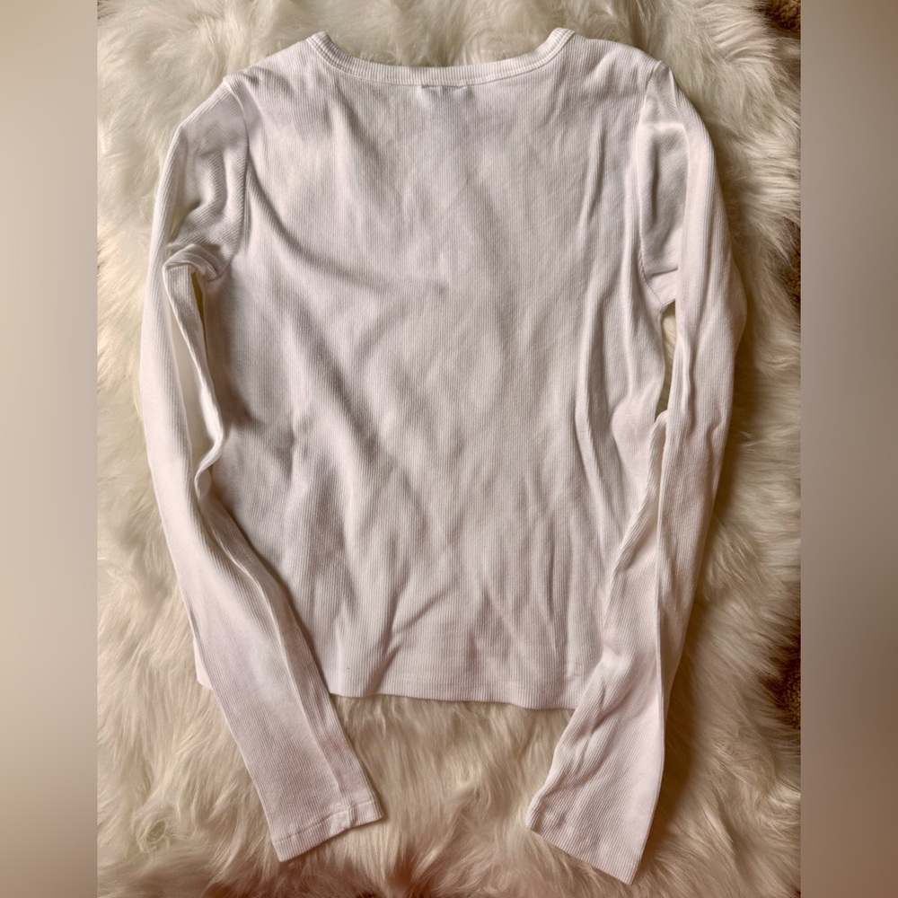 Maeve Long-Sleeve Ribbed Baby Tee - Picture 6 of 7